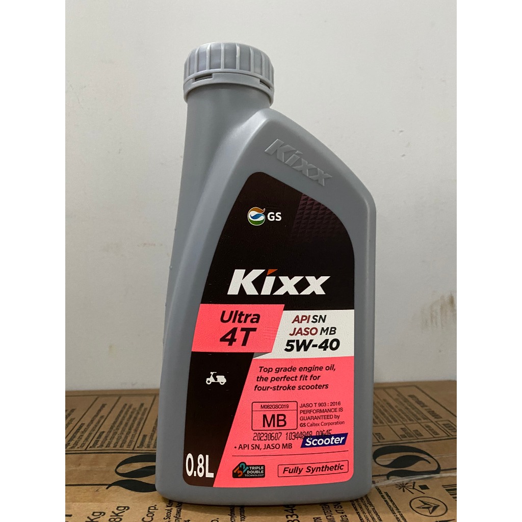 Nhớt xe ga Kixx 5W40 SN fully synthentic 800ml