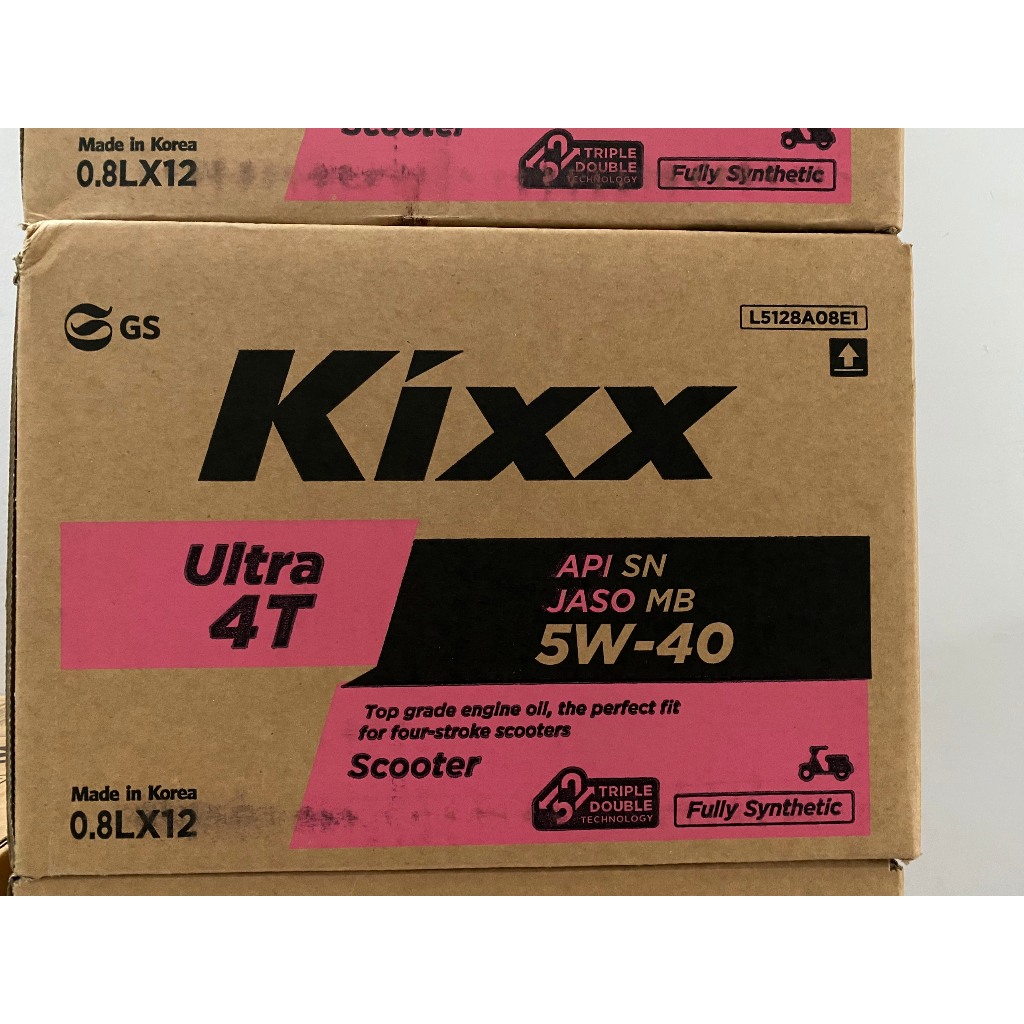 Nhớt xe ga Kixx 5W40 SN fully synthentic 800ml