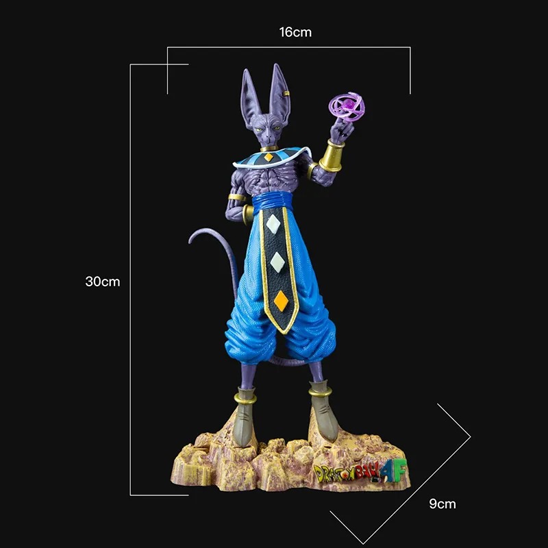 Mô hình đồ chơi Beerus 30cm thần hủy diệt Dragon Ball