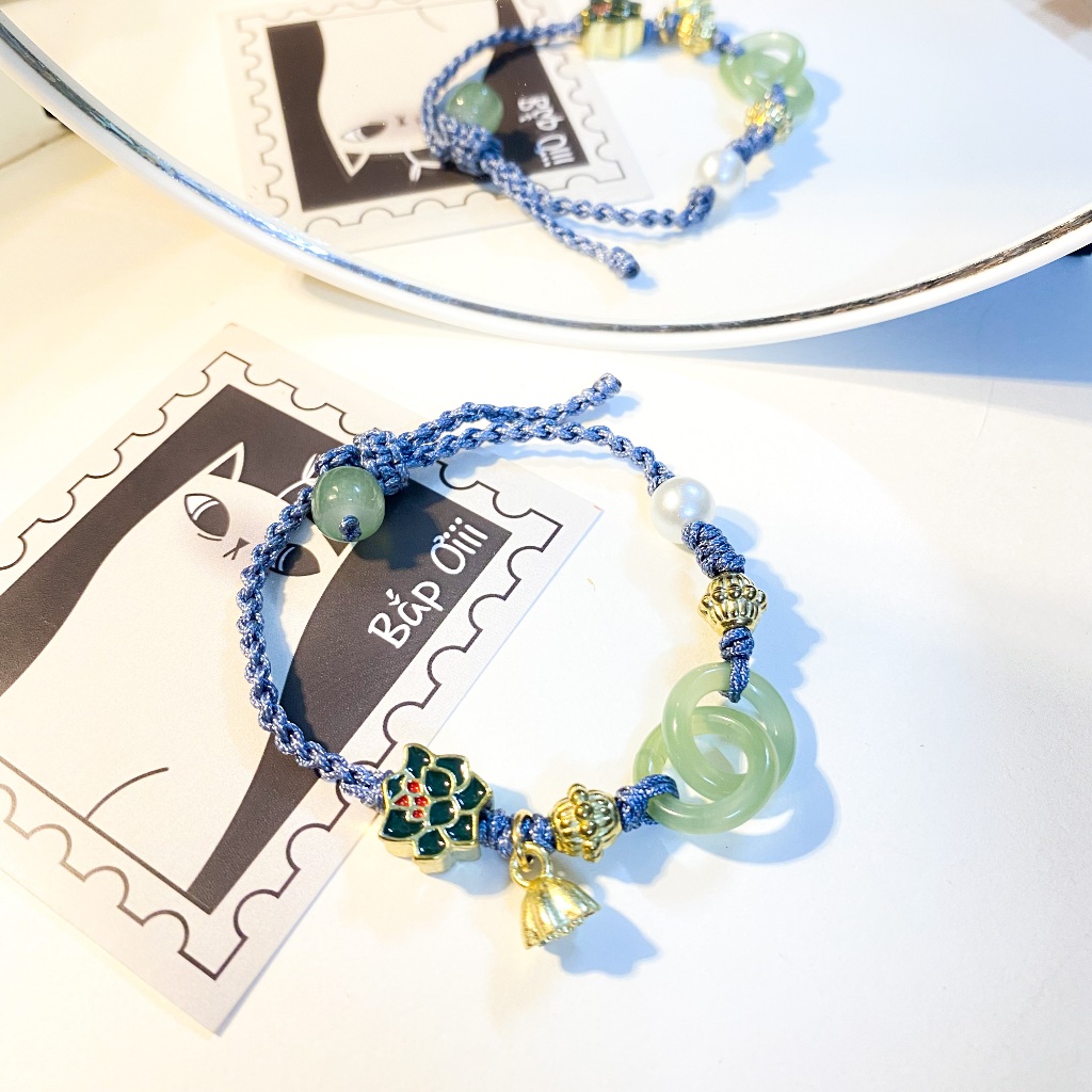 Vòng tay hoa sen dây dù Liên Hoa BVT06