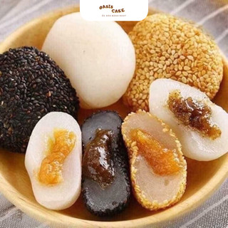 Bánh mochi tròn hai cô gái mix 4 vị oasis - thùng 1kg