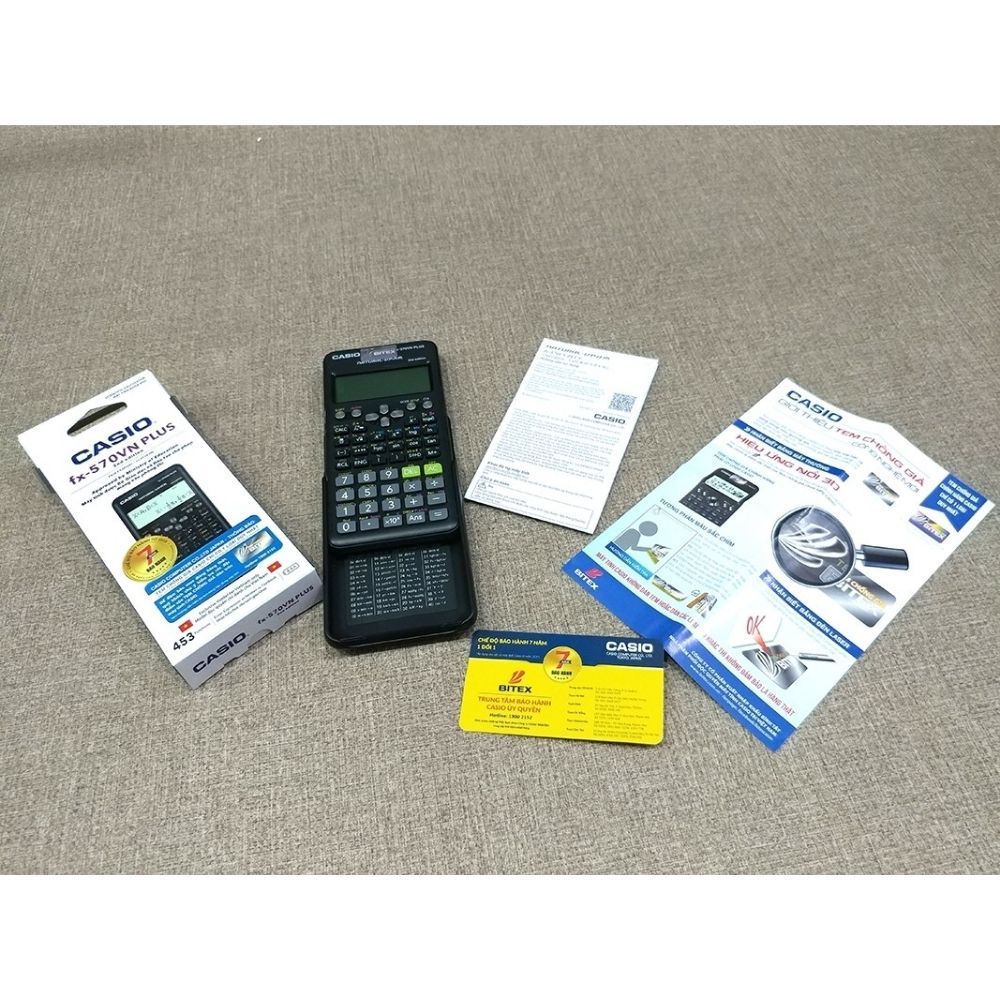 Máy tính Casio FX 570ES PLUS NEW - Chính hãng hãng dành cho học sinh sinh viên - Bảo hành 7 năm