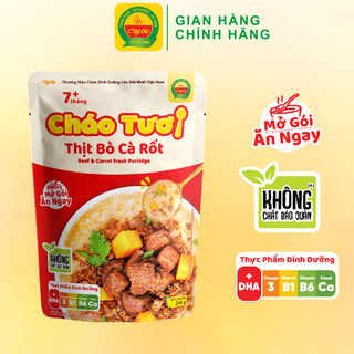 Cháo tươi Cây Thị Thịt bò cà rốt - Mở gói ăn ngay 240g