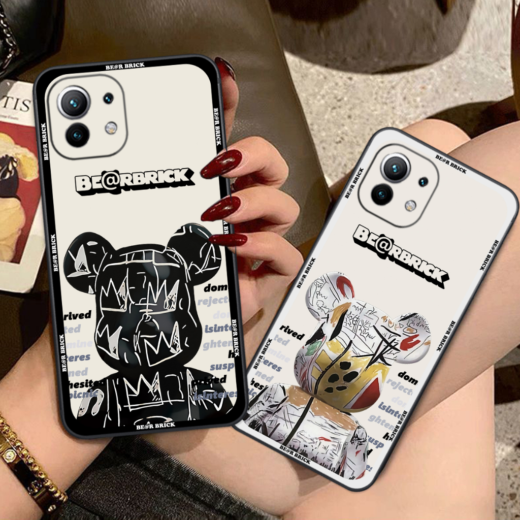 Ốp lưng Xiaomi Mi 11 / Mi 11 Lite 5g / Mi 11 Lite 5g NE mẫu BEARBRICK mới bảo vệ camera rẻ đẹp cute