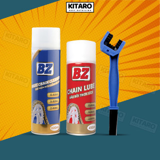 Combo vệ sinh sên MC-40 400ml, Bôi trơn dưỡng sên Thunder 400ml và bàn chải sên chuyên nghiệp