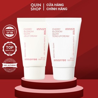 Kem Dưỡng Hoa Đào Innisfree Cherry Blossom Glow Jelly, Tone-up Cream