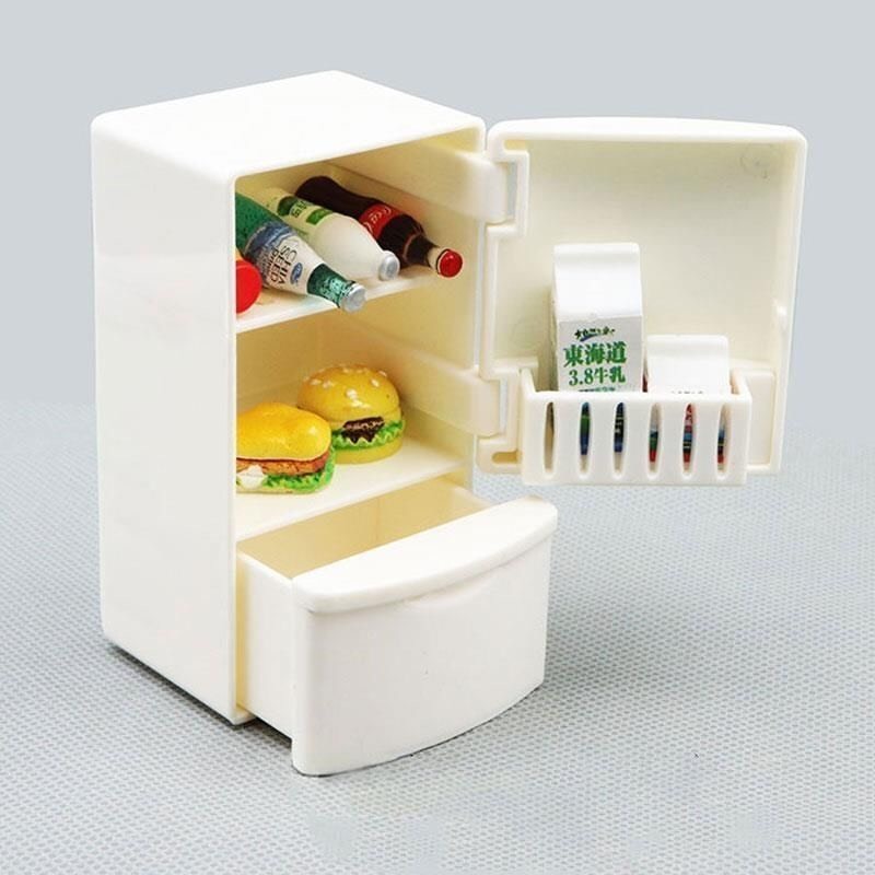 Mô hình Tủ Lạnh Mini Trang Trí Nhà Búp Bê