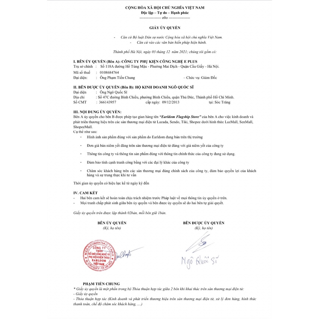 Tai Nghe Earldom Louda Gen 3 1562E ENC - Âm Vòm - Pin 8H