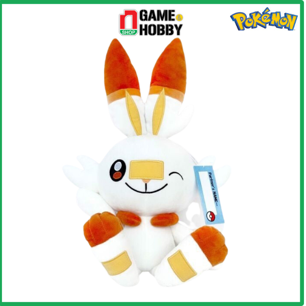 Thú bông Banpresto Bandai Pokemon Hello Partner Scorbunny Big Plush