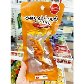 Combo 10 gói chân gà ủ muối hoa tiêu gói 40g hút chân không