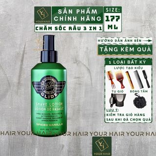 Gel hỗ trợ cạo râu và dưỡng da 18.21 Glide Shave Lotion - 177ml | Preshave + Shavel gel + AfterShave | After shave