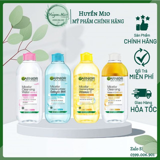 Nước tẩy trang Garnier Micellar 400ml Pháp Nga - Huyenmio