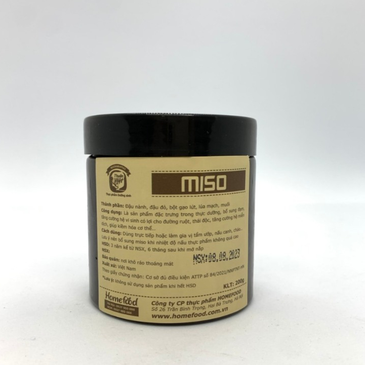 Miso lâu năm Homefood - Lọ 200g