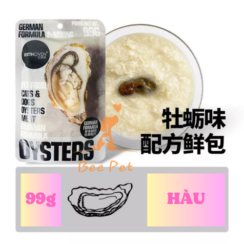 Pate chó mèo cao cấp Beethoven gói 99g - thức ăn dạng súp thịt giàu dinh dưỡng cho chó mèo