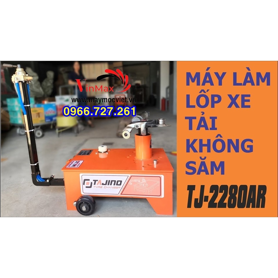 Máy ra vào lốp ô tô, tháo vỏ lốp xe tải  TJ-2250AR dùng khí nén