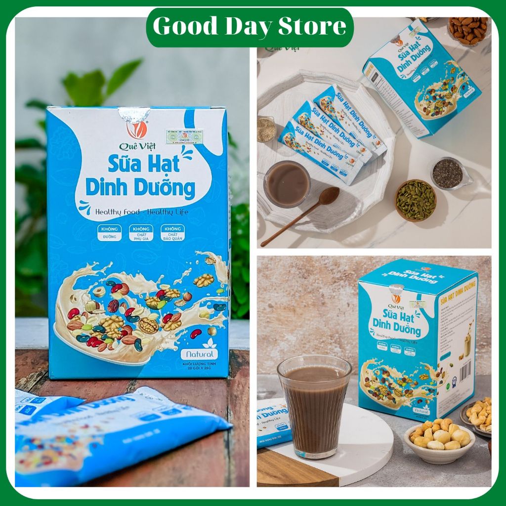 Sữa hạt Quê Việt ,sữa thực vật bổ sung dinh dưỡng cho cơ thể,Mang đến bữa ăn lành mạnh, bổ dưỡng từ thực vật