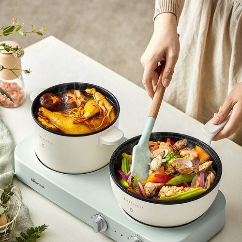 Bộ Bếp Điện Kèm Nồi,Chảo Và Lồng Hấp Bear DRG-E12J1 Hàng Chính Hãng