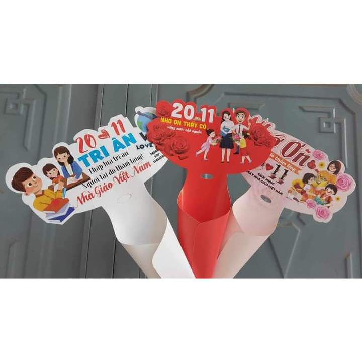 10 vỏ giấy ốc quế bó hoa sáp hoa tươi 20/10 và 20/11