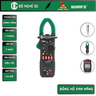 Ampe kìm, đồng hồ vạn năng điện tử, đồng hồ đo kỹ thuật số điện wynn's w3316 đo tụ, tần số, điện trở, nhiệt độ, điện áp
