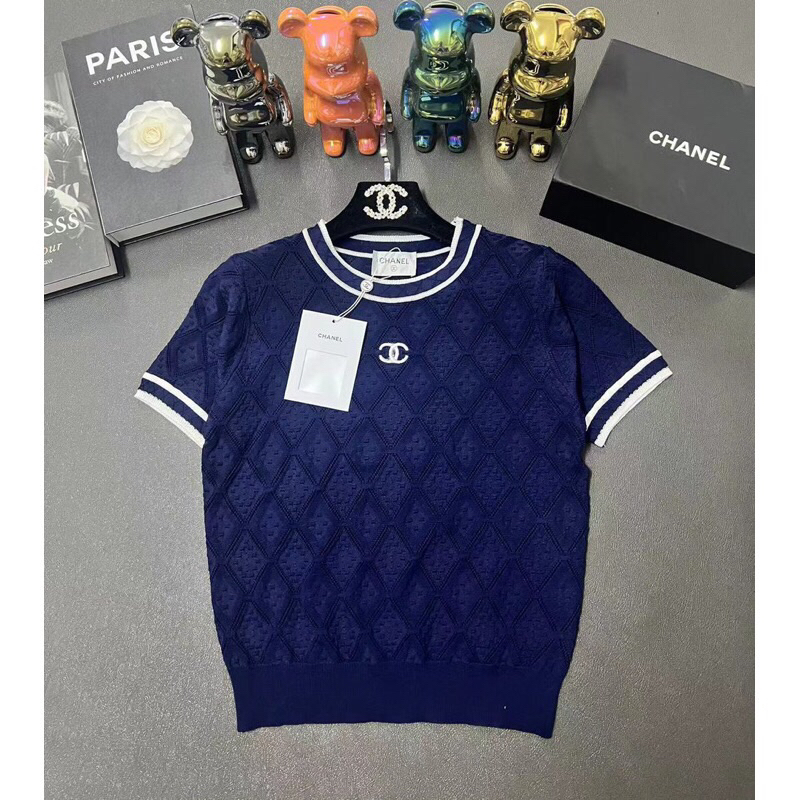 Áo len cổ tròn chaneo