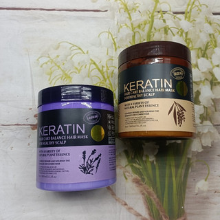 Kem ủ phục hồi tóc hư tổn keratin tím, nâu 1000ml