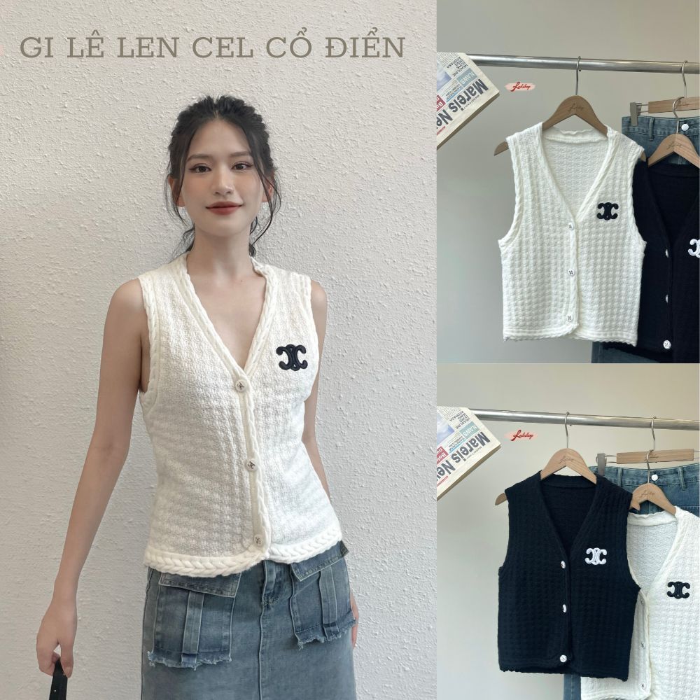 Áo gile nữ cổ điển phong cách Hàn Quốc Red Shop 302058