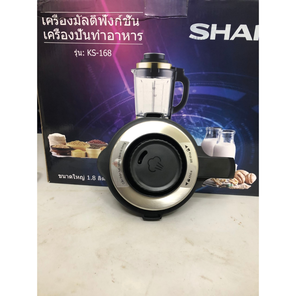 Cối Thủy Tinh Máy Làm Sữa Hạt Máy Nấu Sữa Hạt Sharp Ks-168 KS168