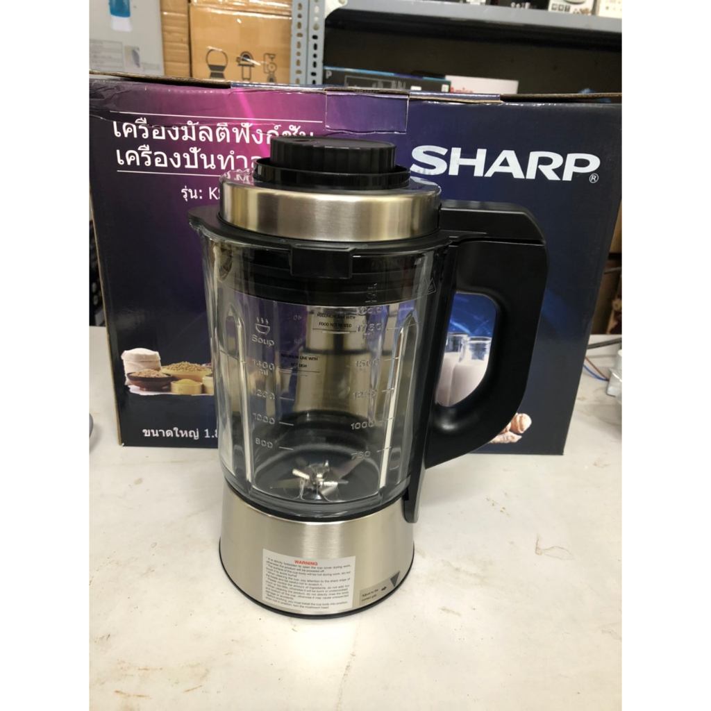 Cối Thủy Tinh Máy Làm Sữa Hạt Máy Nấu Sữa Hạt Sharp Ks-168 KS168