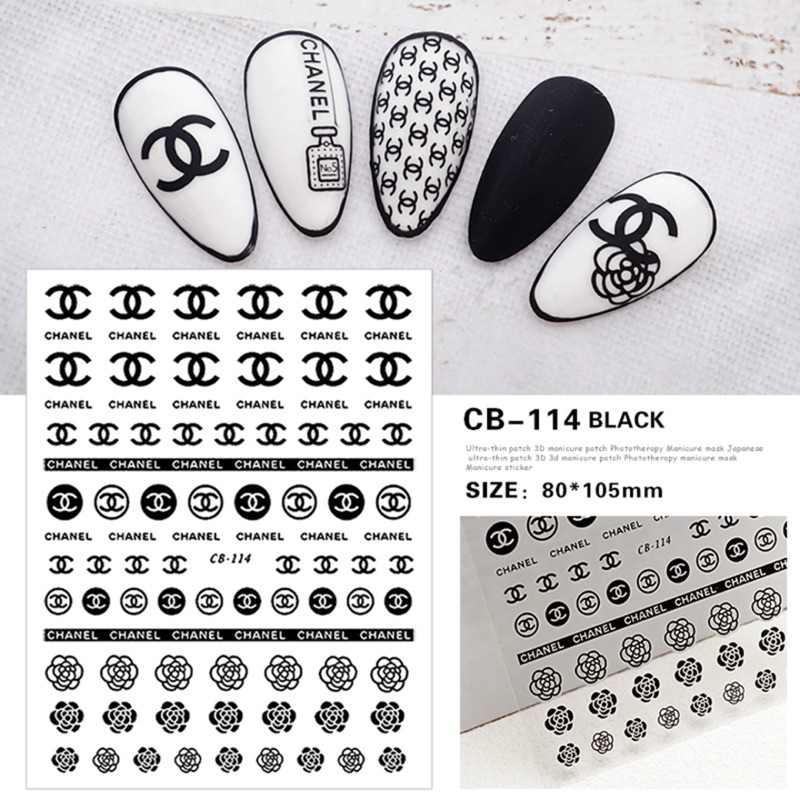 Sticker Dán Móng Mẫu Xinh Giá rẻ-Miếng dán móng tay nhãn hiệu - phong cách hàn quốc nail