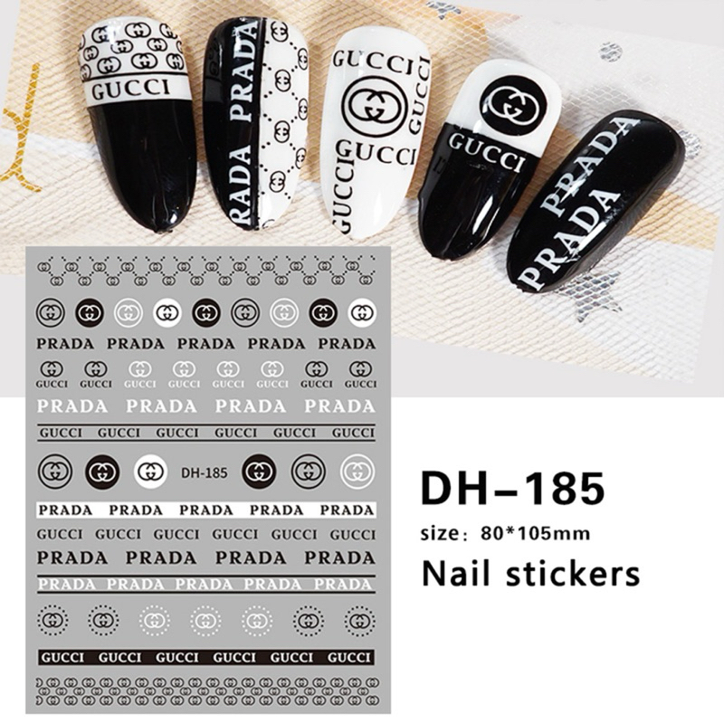 Sticker Dán Móng Mẫu Xinh Giá rẻ-Miếng dán móng tay nhãn hiệu - phong cách hàn quốc nail