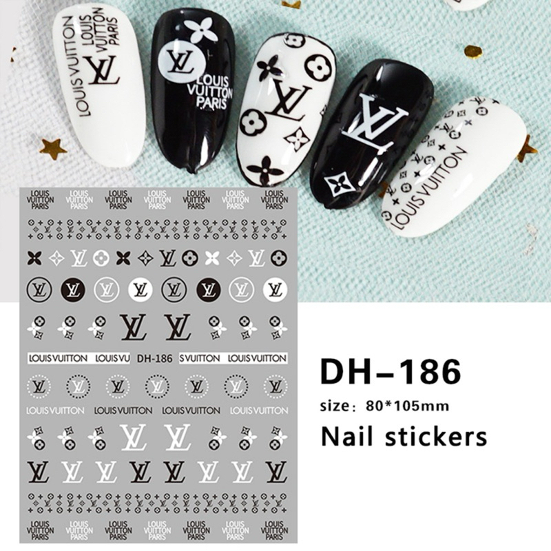 Sticker Dán Móng Mẫu Xinh Giá rẻ-Miếng dán móng tay nhãn hiệu - phong cách hàn quốc nail