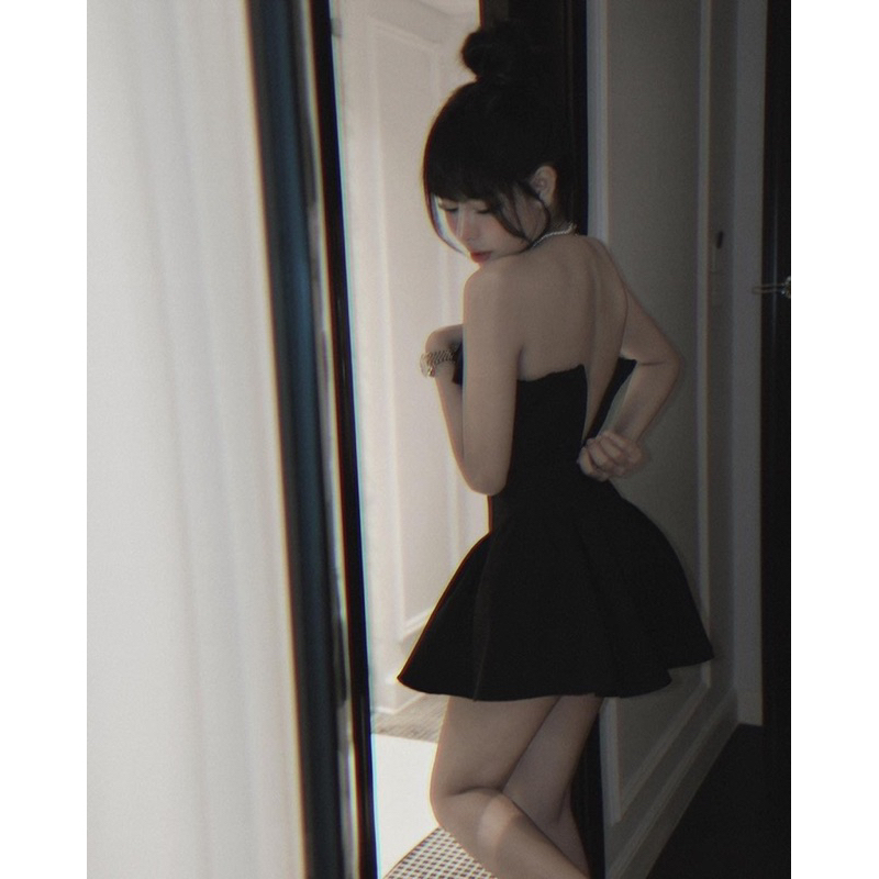 Đầm cup đính bông MPB