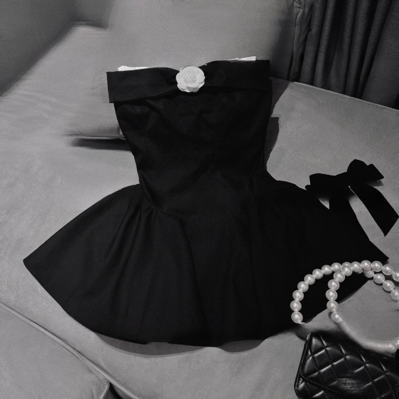 Đầm cup đính bông MPB