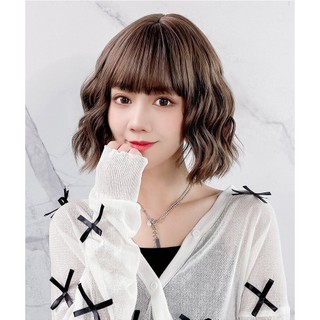 Vic tóc giả 526 😍FREESHIP😍 Tóc giả nữ vic ngắn xù sóng, Tóc Vic xoăn sóng, tóc nguyên đầu nữ, tặng lưới chụp