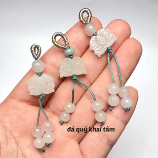 Charm mix vòng hoa sen cẩm thach