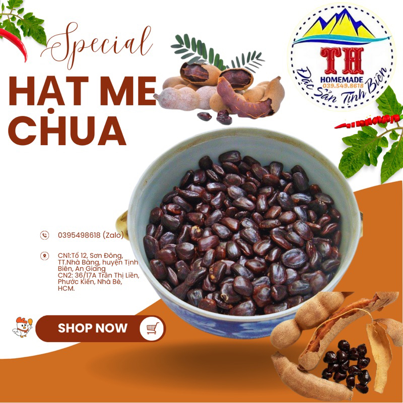 Hạt me chua  - đã làm sạch 100%