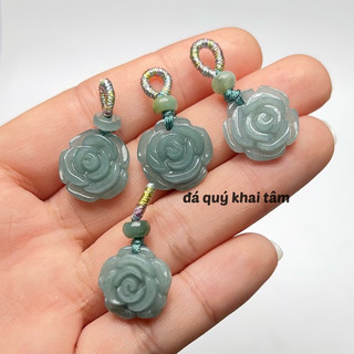 charm mix vòng hoa lam ngoc