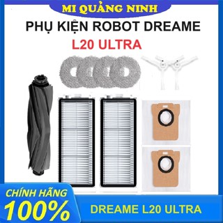 Phụ kiện Robot Hút Bụi Dreame L20 Ultra, X10, X10 Pro, X20 Pro - Lọc Hepa, Chổi chính, Chổi cạnh, Khăn Lau, Túi đựng rác