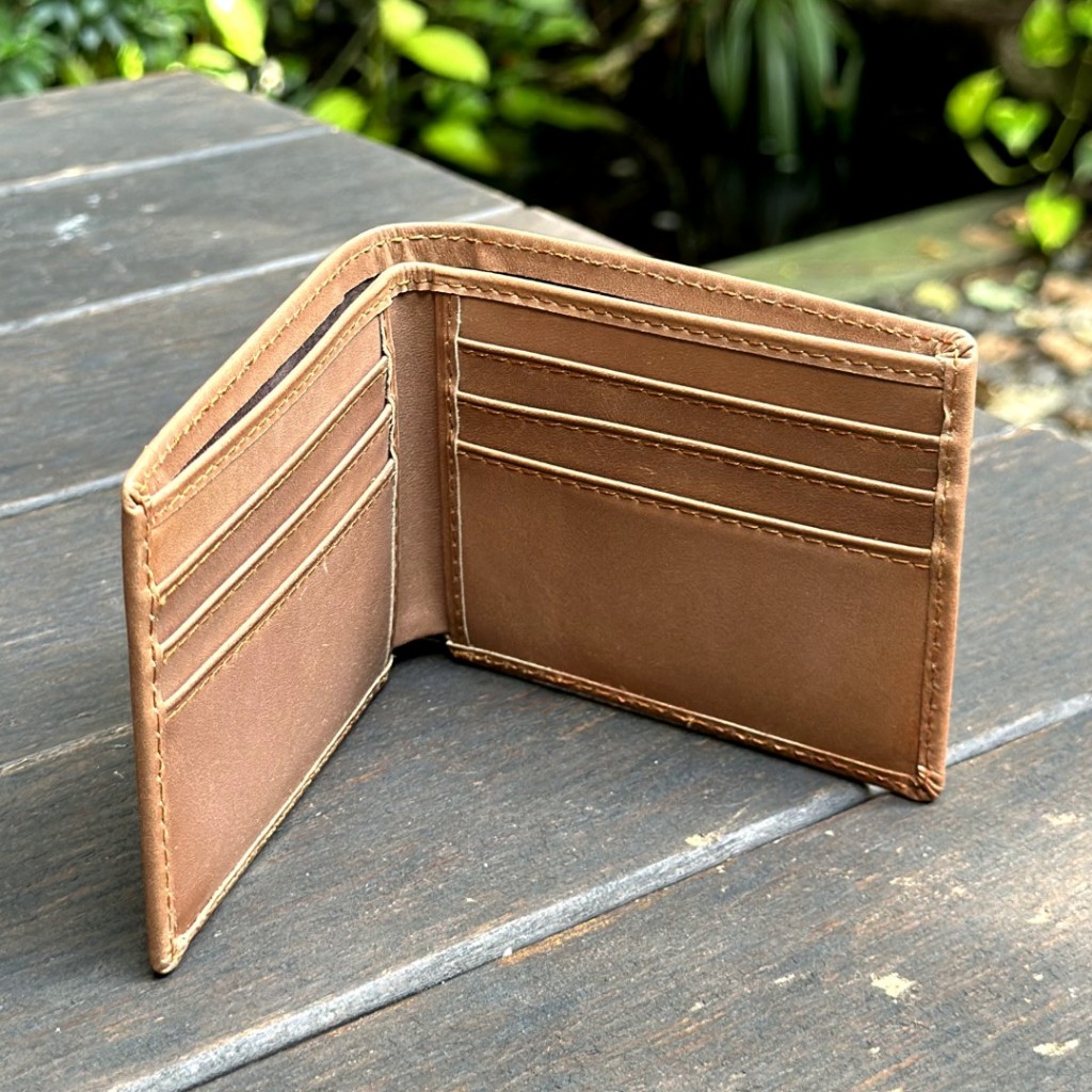 VÍ NAM WT Leather MINI Y Da Bò Thật . Nhiều Màu Sắc