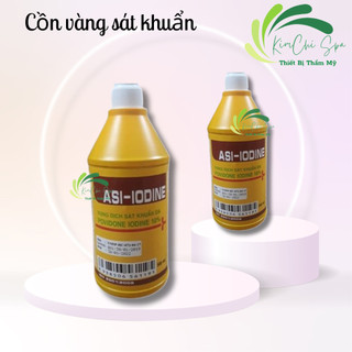Cồn vàng sát khuẩn Povidone Iodine 10% 500ml | Dung dịch sát khuẩn cồn đỏ Povidone