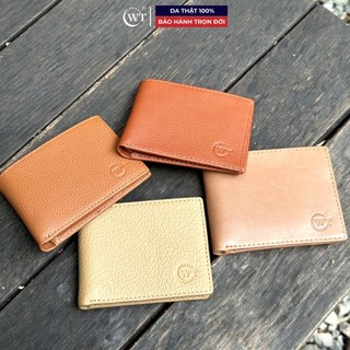 VÍ NAM WT Leather MINI Y Da Bò Thật . Nhiều Màu Sắc