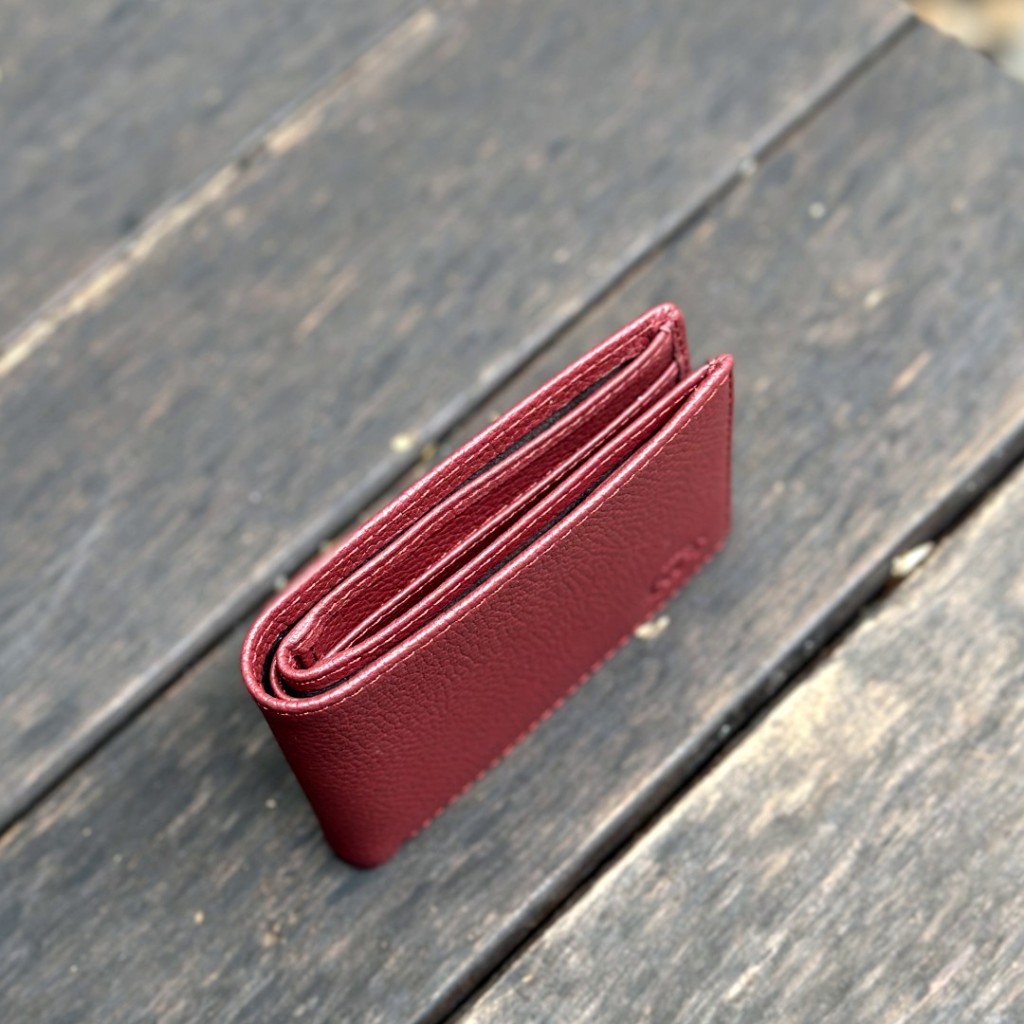 VÍ NAM WT Leather MINI Y Da Bò Thật . Nhiều Màu Sắc