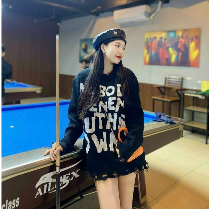 Áo Len nobody rách dày dặn đang cháy nhất đông new 2023. | BigBuy360 - bigbuy360.vn