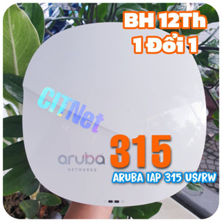 Bộ Phát Wifi Aruba IAP 315 US/RW, RAM 512MB, (BH 12 Tháng), Chuyên Dụng Tính Năng MESH vs ROAMING