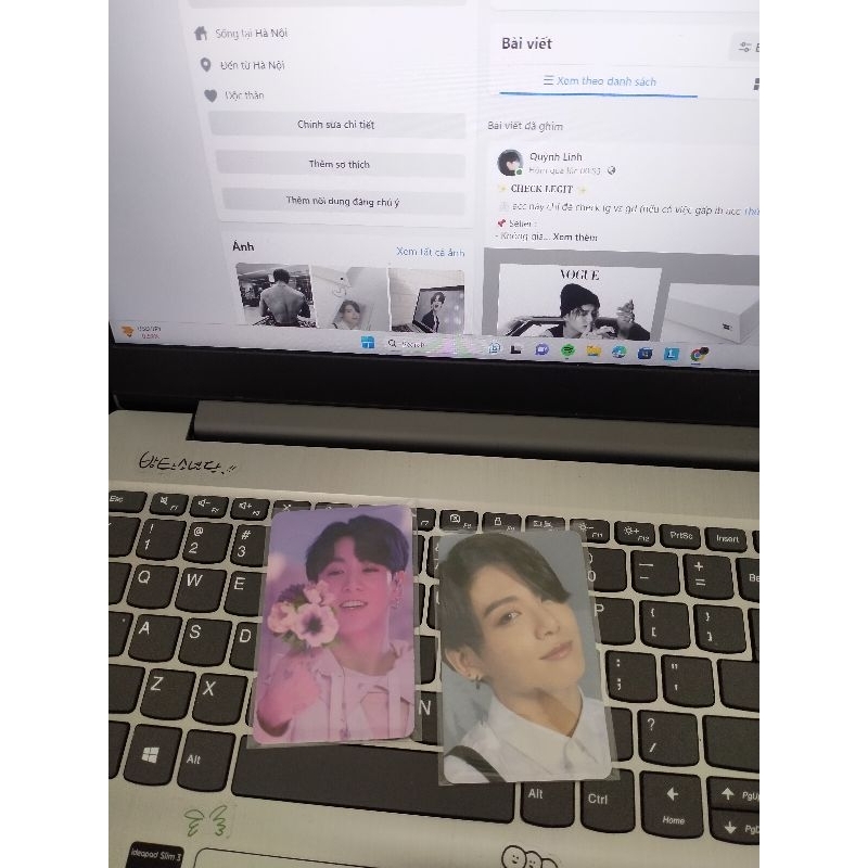 Card thành viên nhóm nhạc BTS