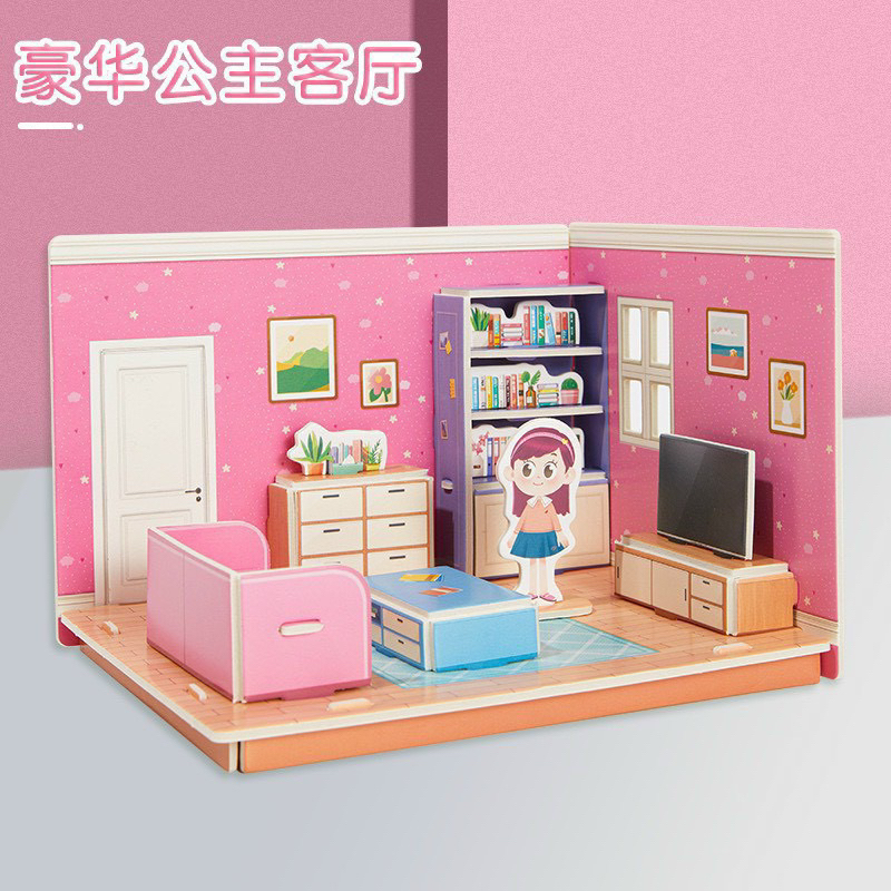 Sét 4 mô hình 3D đồ chơi thông minh cho bé