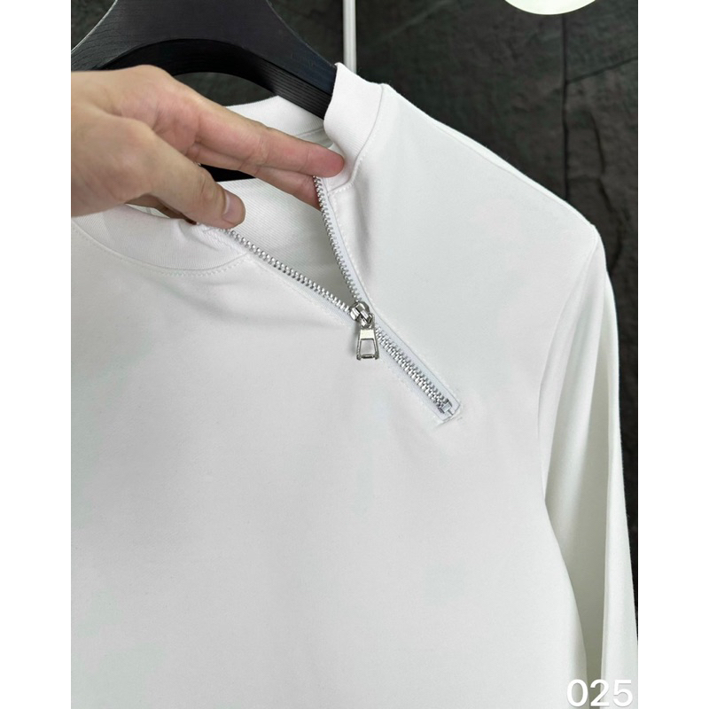 Áo nỉ sweater nam nữ dài tay đuôi tôm . Áo nỉ cổ khoá chéo Dsq2 dáng rộng unisex