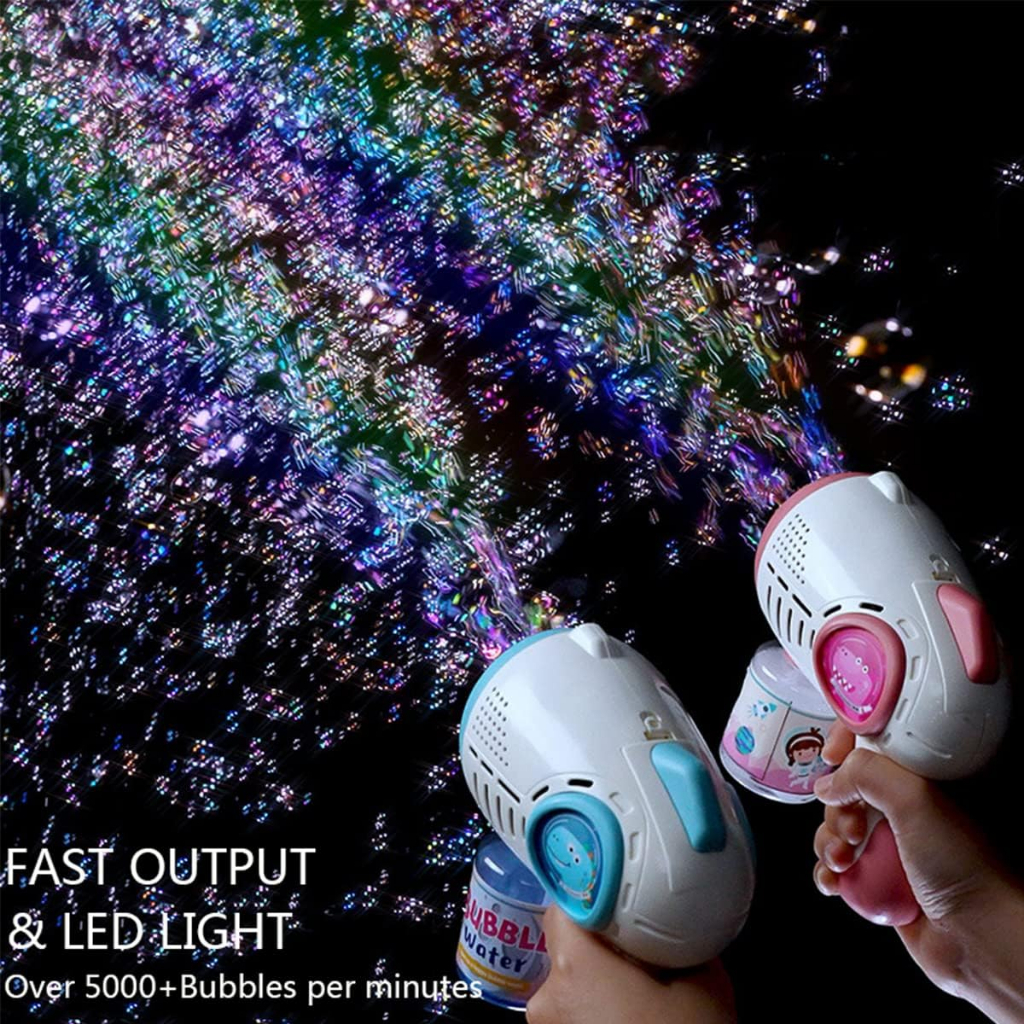 Súng bong xà phòng hình ngỗ nghĩnh siêu nhiều bong bóng, hình khủng long, hàng đẹp máy khoẻ