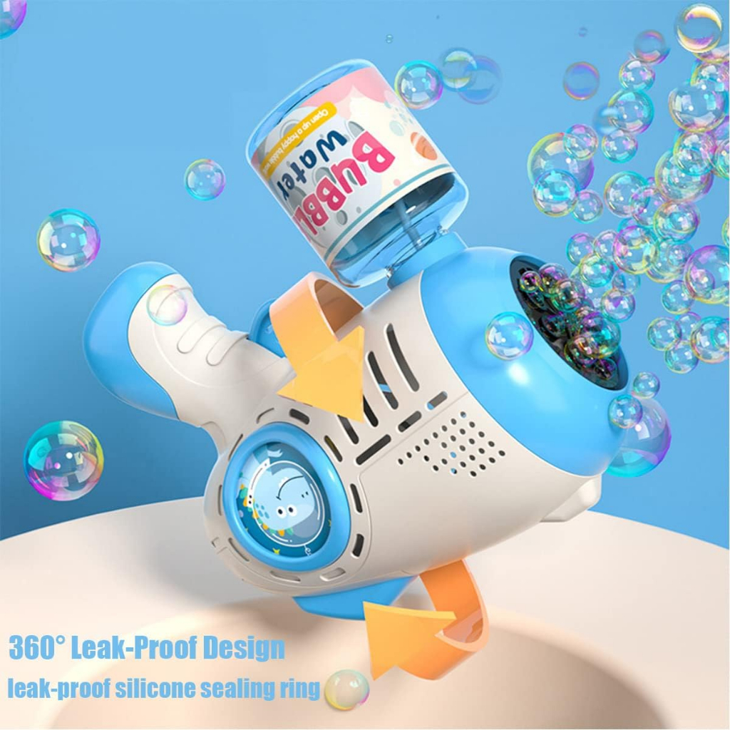 Súng bong xà phòng hình ngỗ nghĩnh siêu nhiều bong bóng, hình khủng long, hàng đẹp máy khoẻ