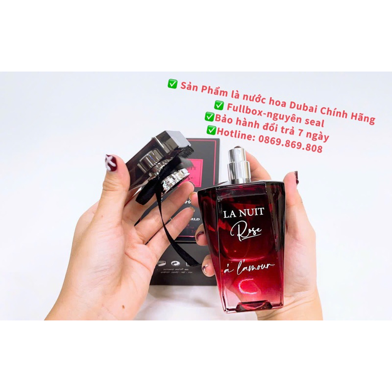 Nước hoa Dubai La Nuit Rose A' lamour_For Women